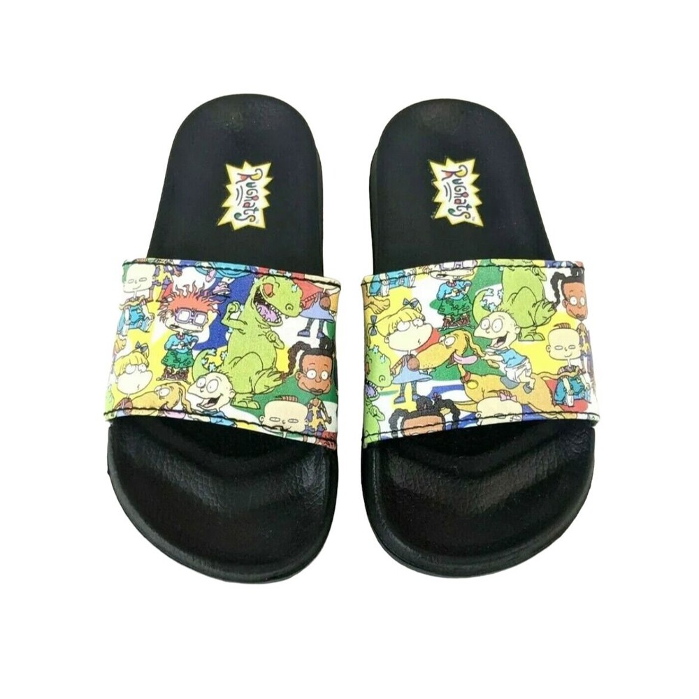 Rugrats Slide Sandal  Kids 13/1  New  Tommy Pickles | Chucky Finster | Reptar